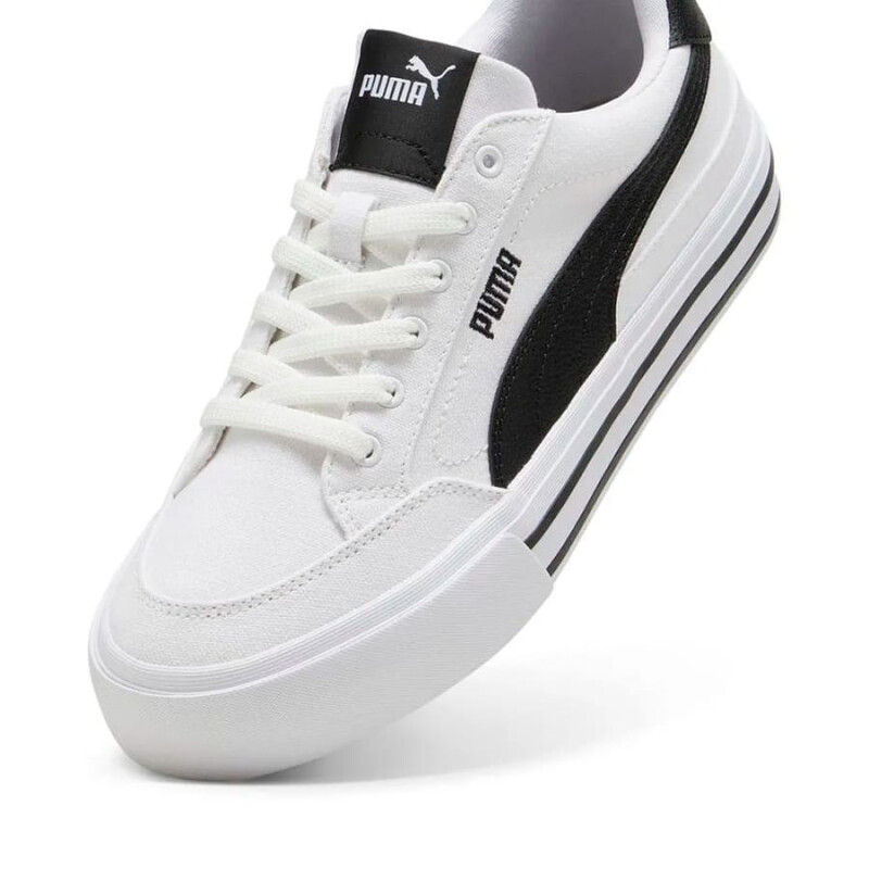 Championes Puma Court Classic Vulc de Hombre - 396353-02 Blanco-negro