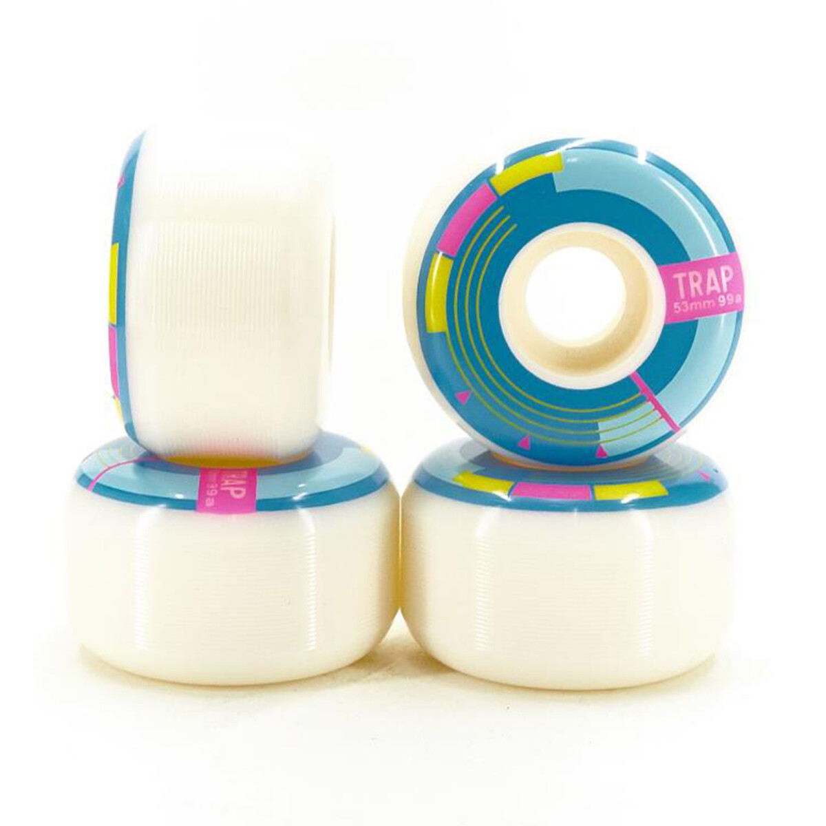 Ruedas de Skate Trap Cuadradas 53mm 99A 