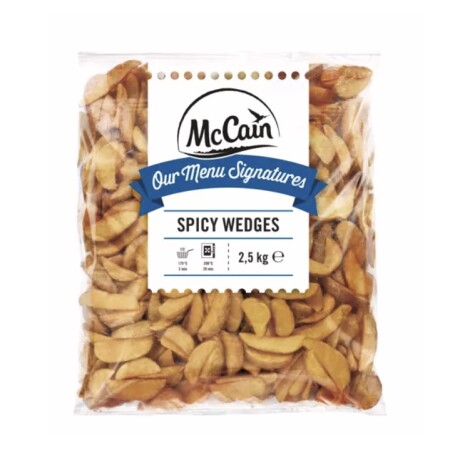 PAPA EN GAJOS PICANTE 2,5KG MCCAIN PAPA EN GAJOS PICANTE 2,5KG MCCAIN