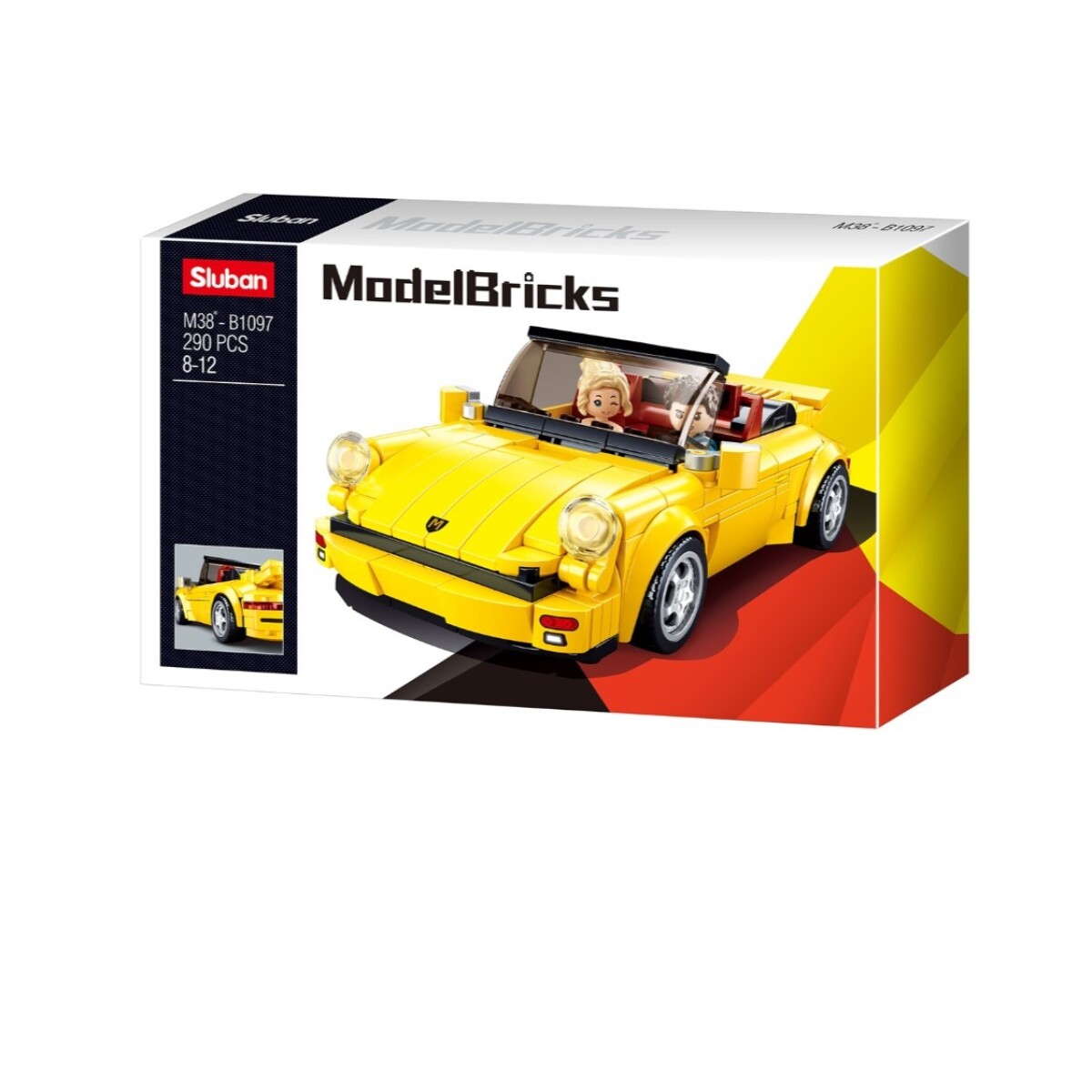 Juego Modelbricks Auto Deportivo Convertible 290 Piezas 
