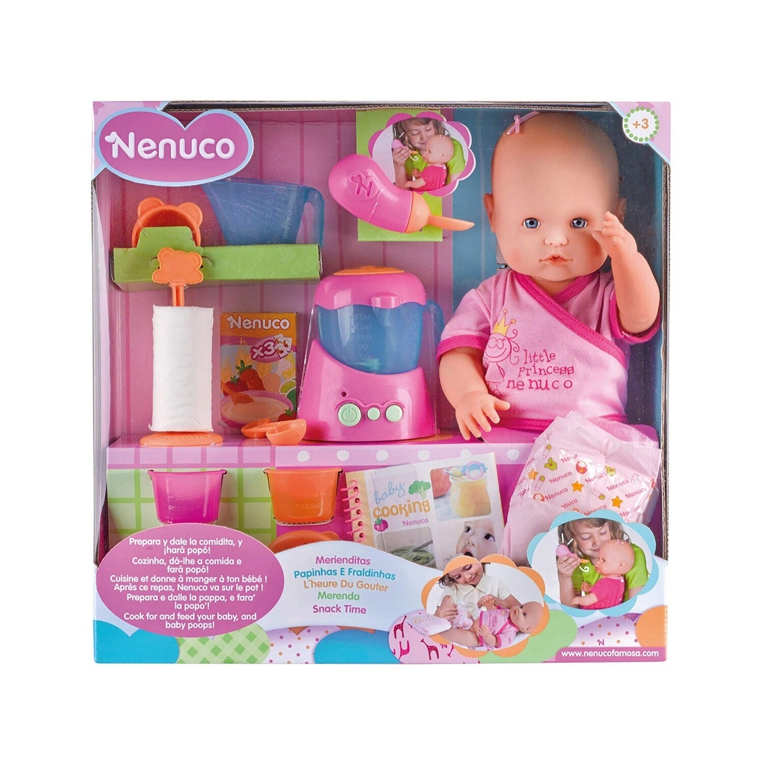 Bebote Nenuco interactivo con accesorios Electroventas
