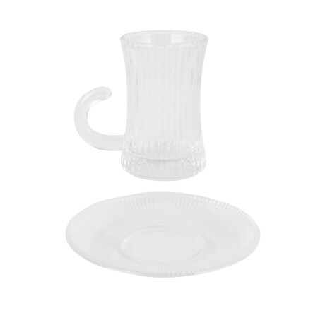 Juego de te de vidrio 12 piezas Juego de te de vidrio 12 piezas