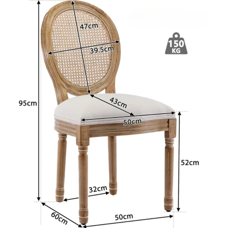 Silla Luis XV Esterillada Silla Luis XV Esterillada