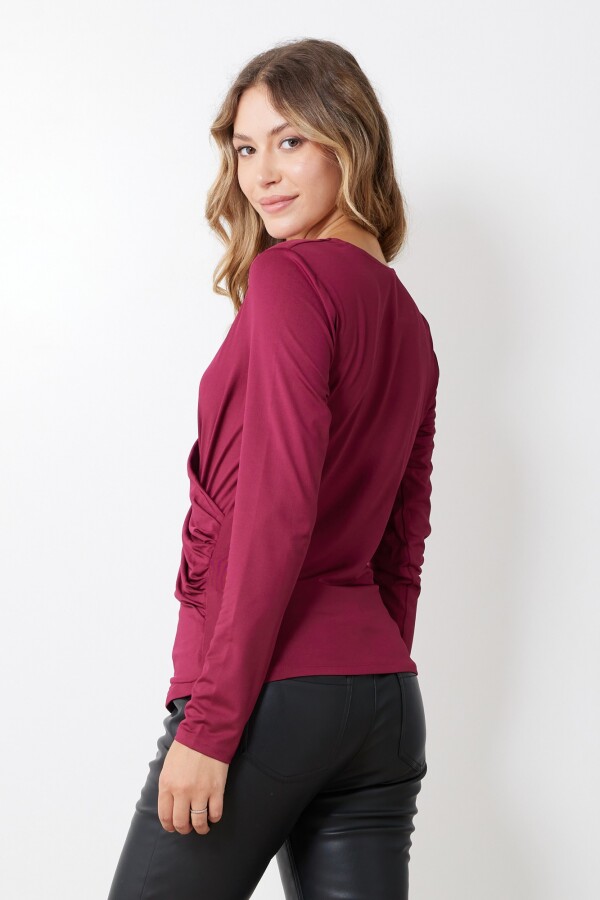 Blusa Cruzada BORDEAUX