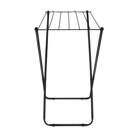 Set Mor Tendedero Plegable en Acero 5.2Mt Ropa + 12 Palillos Negro