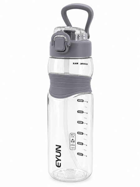 BOTELLA HIDRATACION 1000 ML GRIS