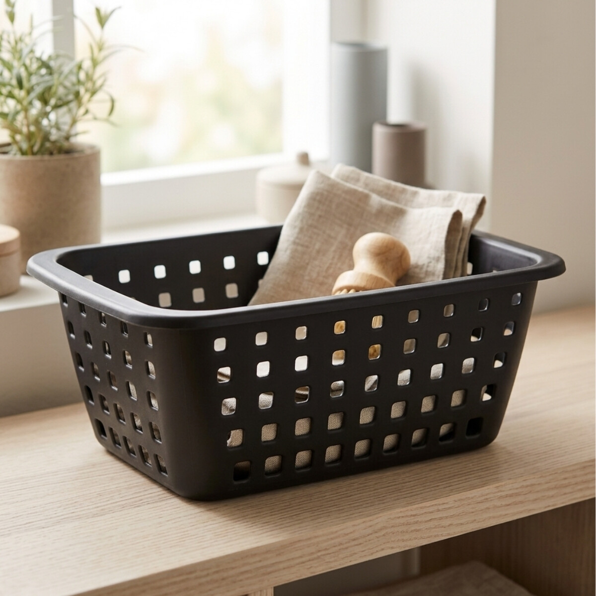 Cesto grande 5,2 lts - NEGRO 