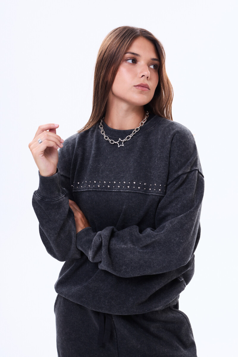 Buzo de felpa Trancoso - Negro 