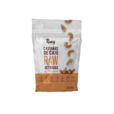 CASTAÑAS DE CAJU RAWY 80G Castañas De Caju Rawy 80g