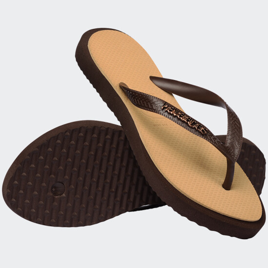 Ojotas Havaianas Top Point Fusion Marrón