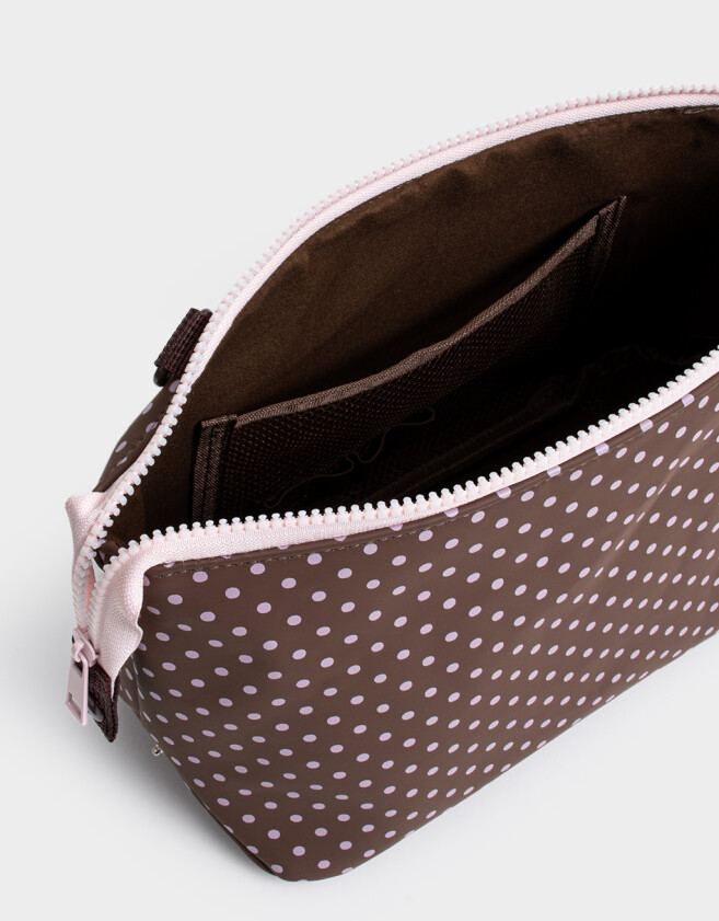 Porta Cosméticos Necessaires - Estampado Lunares