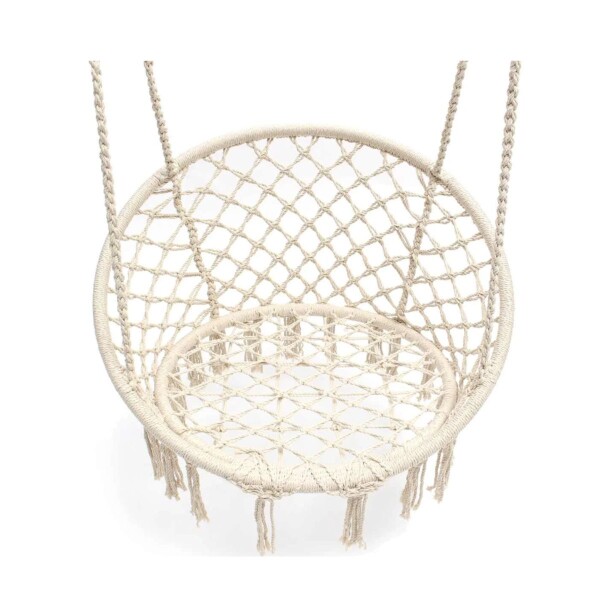 Hamaca Paraguaya Silla Colgante Redonda Interior Exterior Jardin Patio Imback Color Blanco Hamaca Paraguaya Silla Colgante Redonda Interior Exterior Jardin Patio Imback Color Blanco