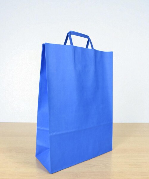Bolsa lisa acuario 30x12x41 cm AZUL