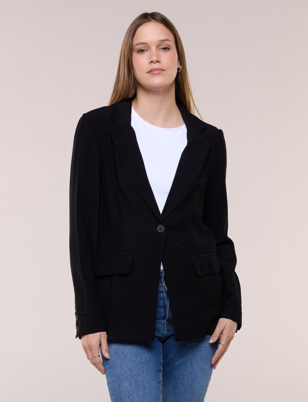 Blazer Clasico Botones NEGRO