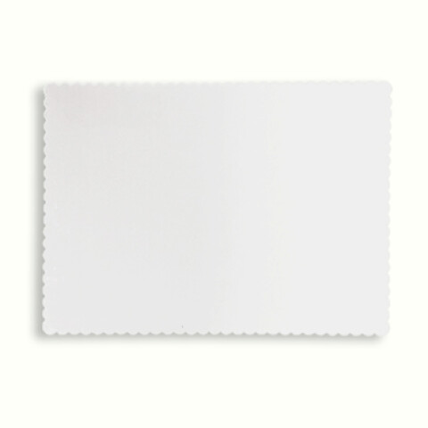 Base Rectangular Blanco Mate 25x35 cm Base Rectangular Blanco Mate 25x35 cm