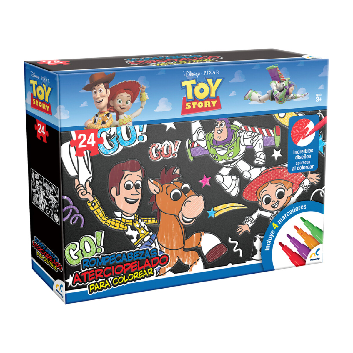PUZZLE ATERCIOLEPADO PARA COLOREAR TOY STORY 5 