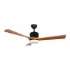 Ventilador de Techo Inteligente Practic Life SW52010NL con Luz LED, Control Remoto y Motor DC Negro