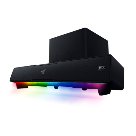 Barra de Sonido Gamer Razer Leviathan V2 RGB para PC Bluetooth | C/ Subwoofer Negro