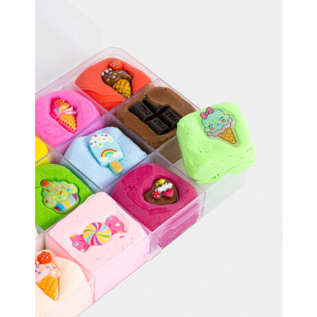 Set De Slimes En Estuche Combinacion Multicolor