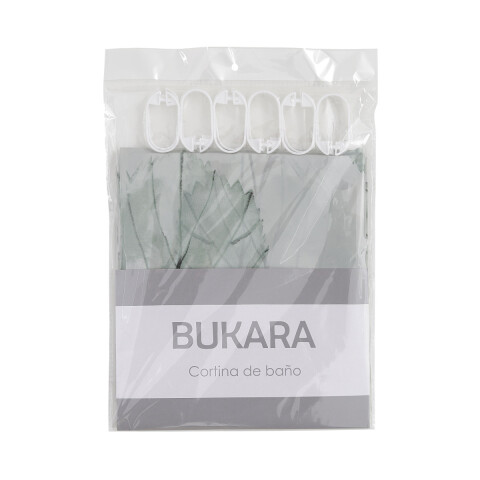 Cortina Baño Bukara con Argollas 180 x 180 cm RP024044RM-12