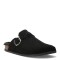 Zuecos de Mujer Miss Carol Lucero Con Interior Peludo Negro