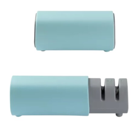 Afilador de cuchillo de 2 etapas Celeste