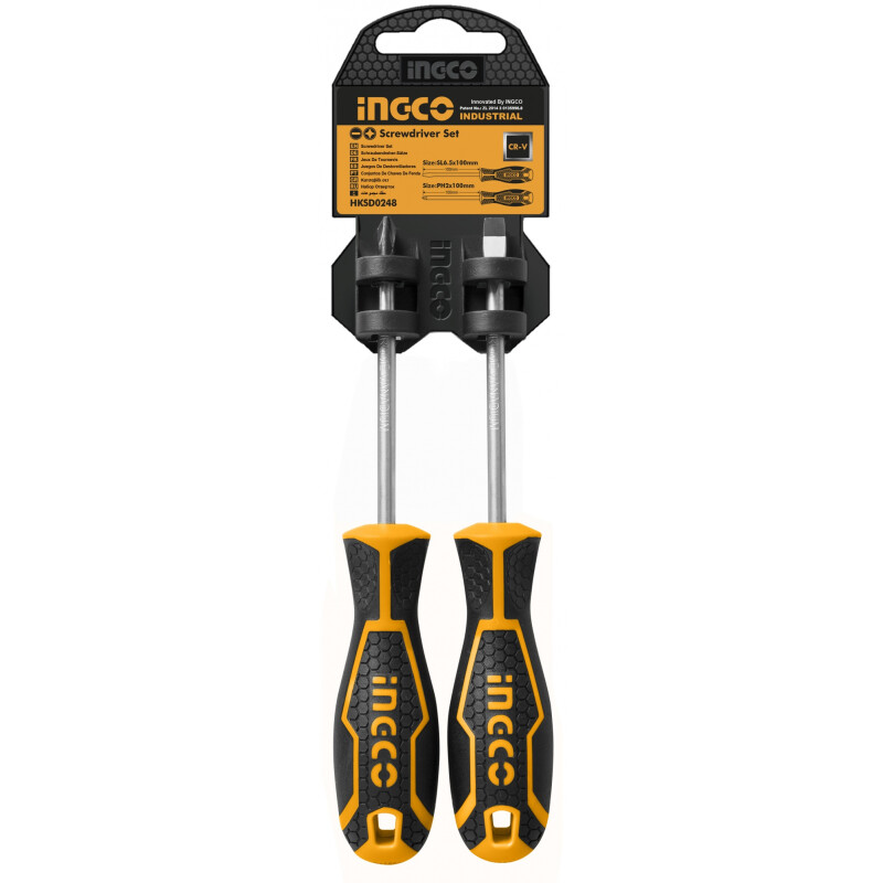 JUEGO DESTORNILLADORES 2 PZAS INGCO HKSD0248 PUNTA IMANTADA JUEGO DESTORNILLADORES 2 PZAS INGCO HKSD0248 PUNTA IMANTADA
