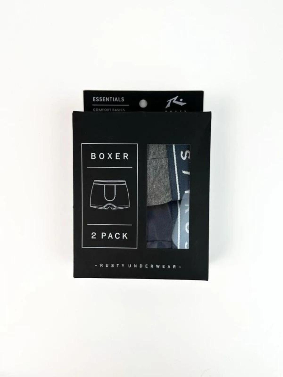 Boxer x2 Rusty TREND - Gris/navy/ 