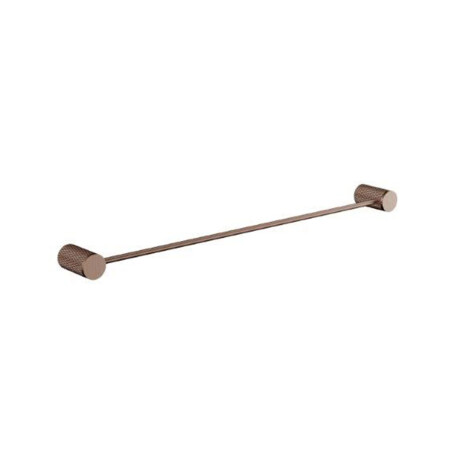 TOALLERO RECTO METAL SIGNATURE BRONCE CEPILLADO 60CM BRONCE-ROSE GOLD