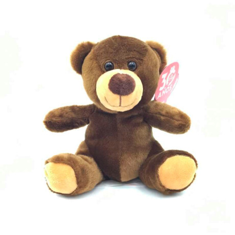 Oso Con Corazón Marrón Oscuro