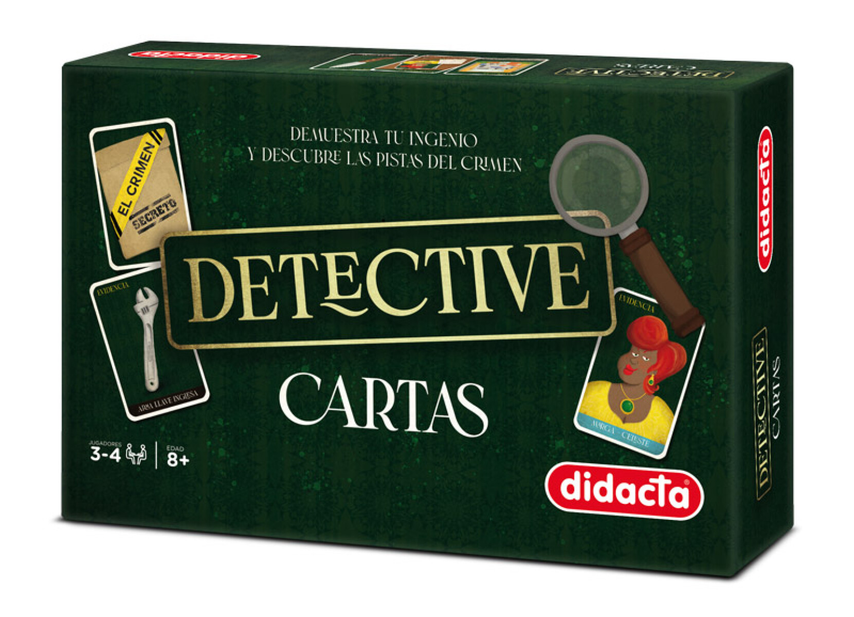 Juego de Mesa Infantil Detective con 78 Cartas Didacta 