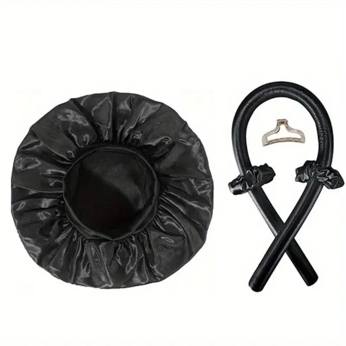 Buclera Rizador Rulero Sin Calor - Negro 