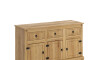 Aparador Bargueño Linea Mexicana Madera Maciza Natural