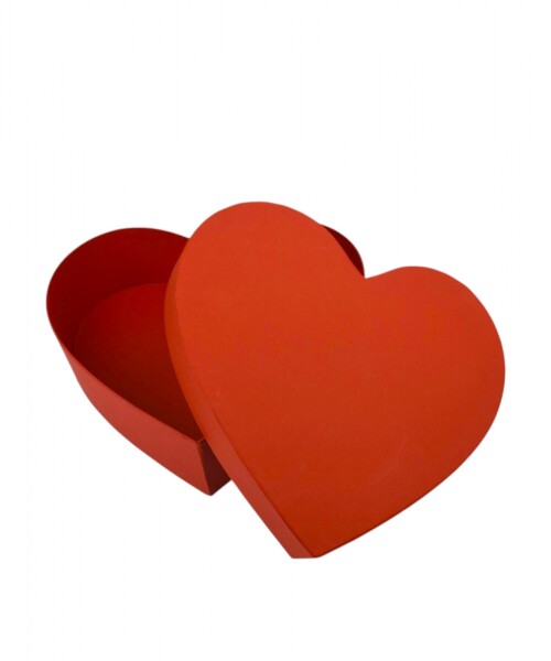 Caja Rígida Corazón ROJO