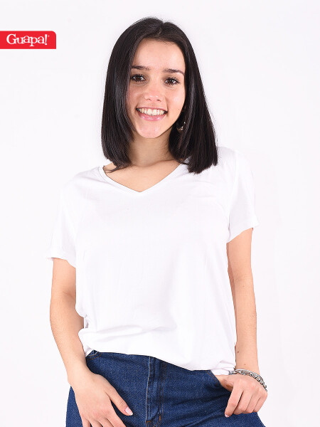 REMERA CELINA BLANCO