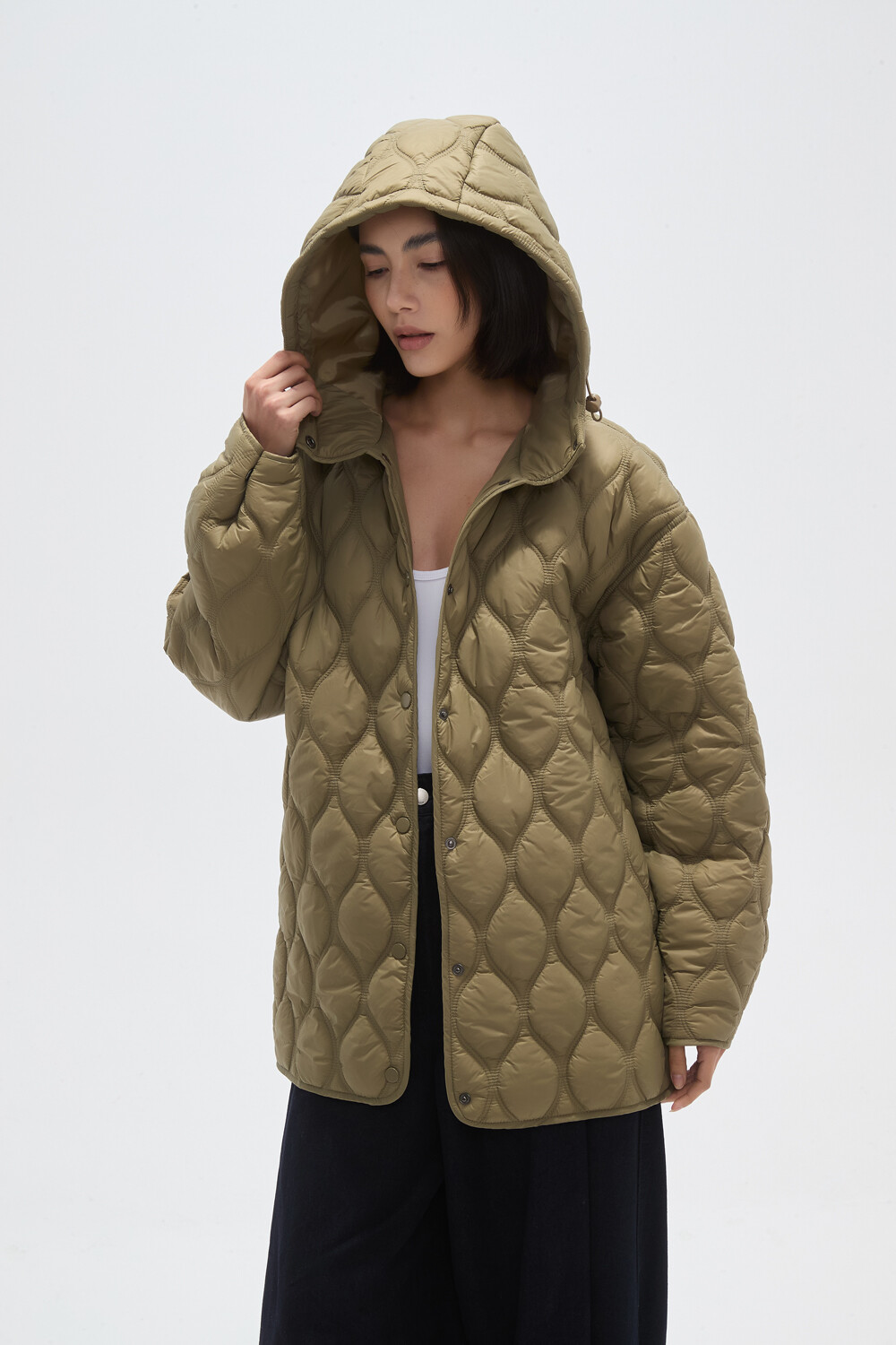 Campera Myris Verde Oliva Claro