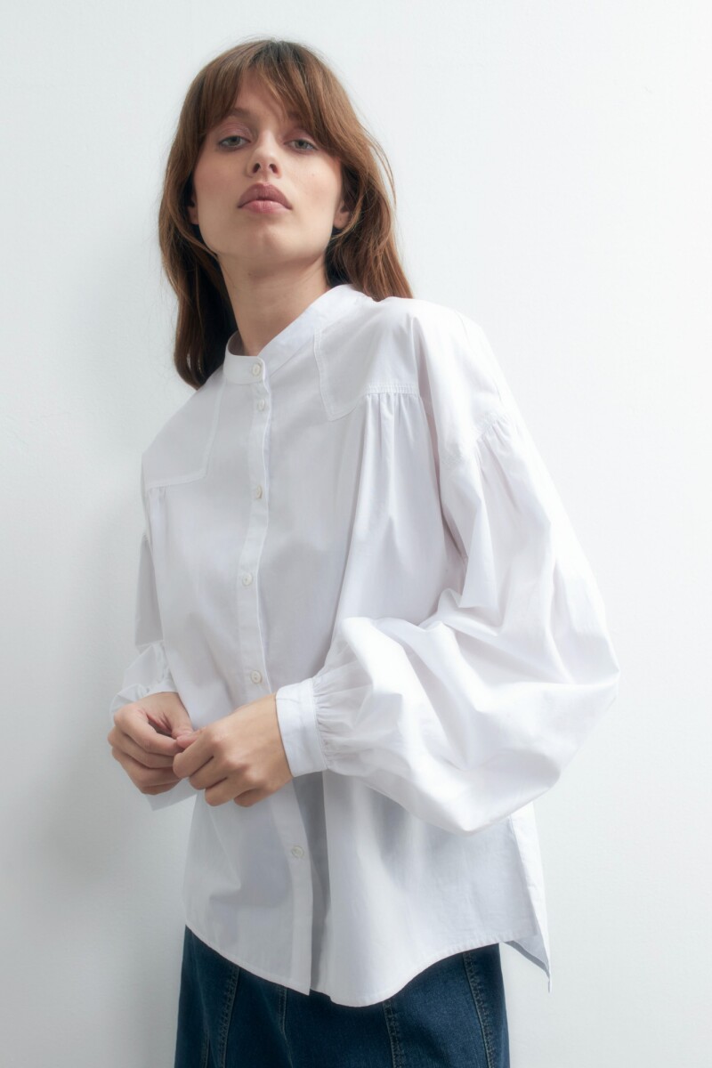 Camisa oversized blanco