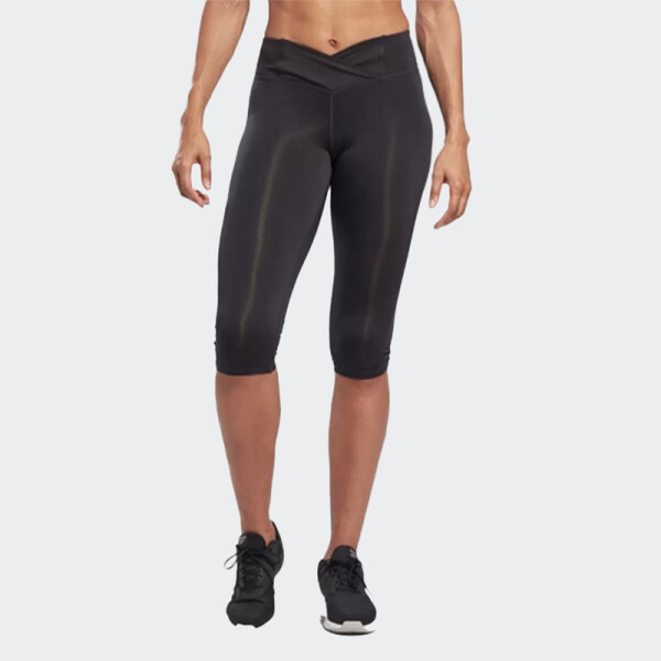 Calza Reebok Basic Capri Negro