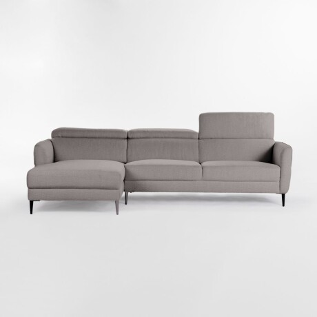 Sofá con chaise MOOVE GRIS - IZQUIERDO