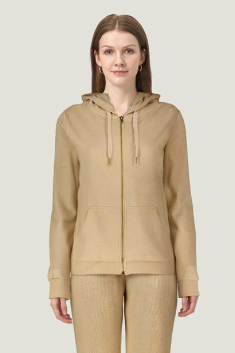 Campera Pilli Taupe Claro