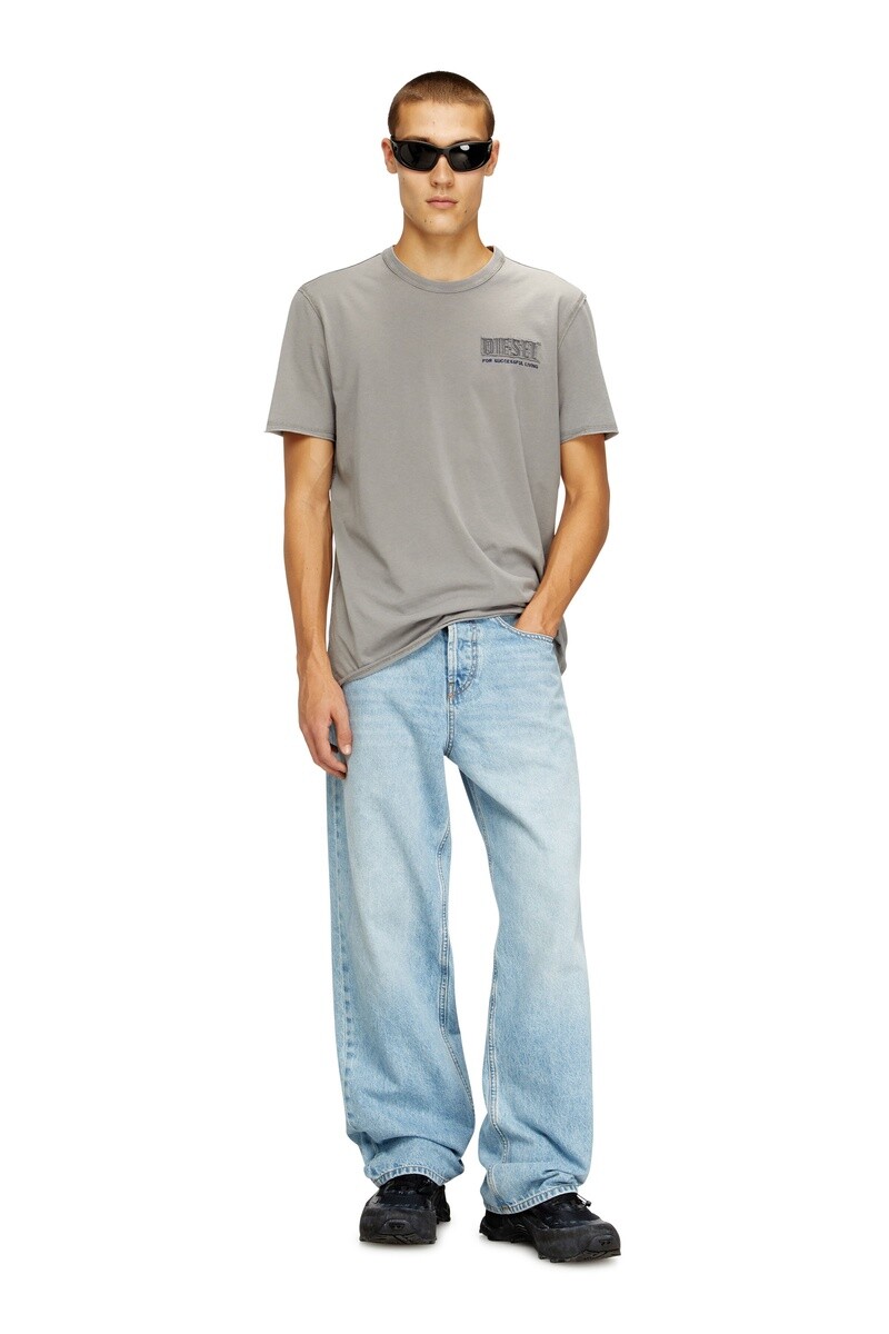 Polo Para Hombre T-Rawjust-V1 Gris Claro