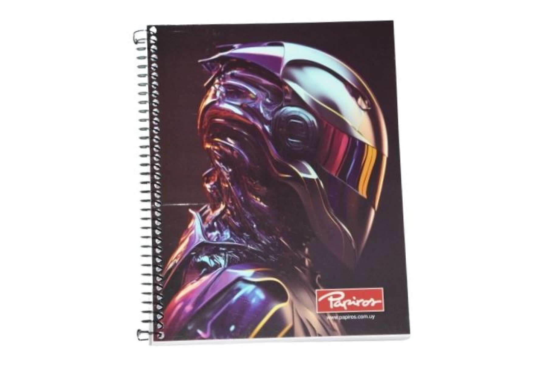 CUADERNO PAPIROS CON ESPIRAL 96 HOJAS 796 - TAPA CASCO 