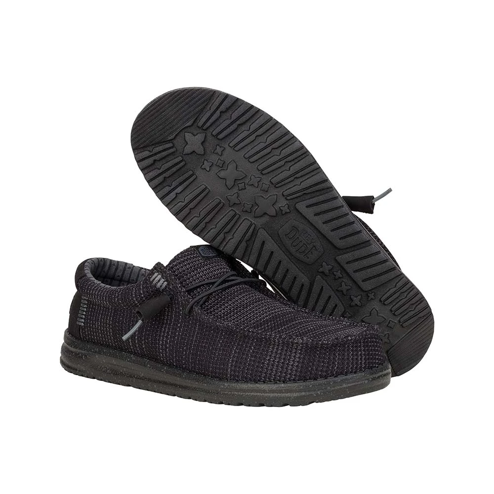 Wally Stretch Sox - Hombre Black/Black