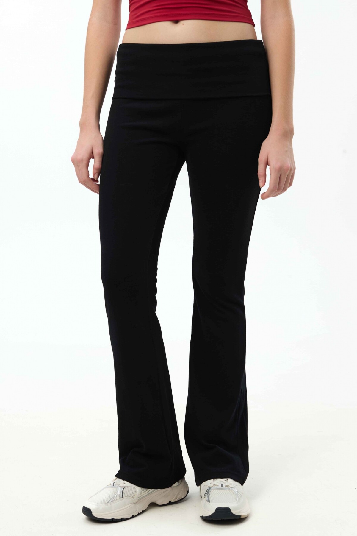 Calza Wide Leg Negro