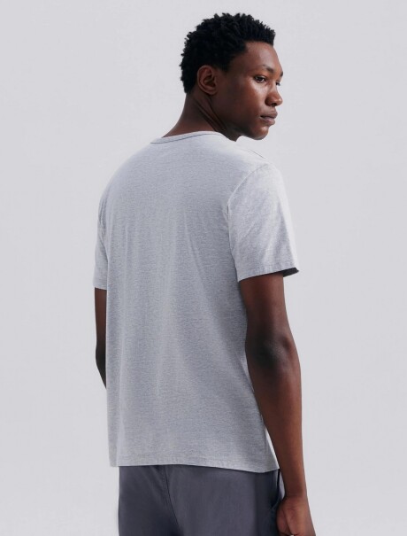 CAMISETA MANGA CORTA SLIM GRIS