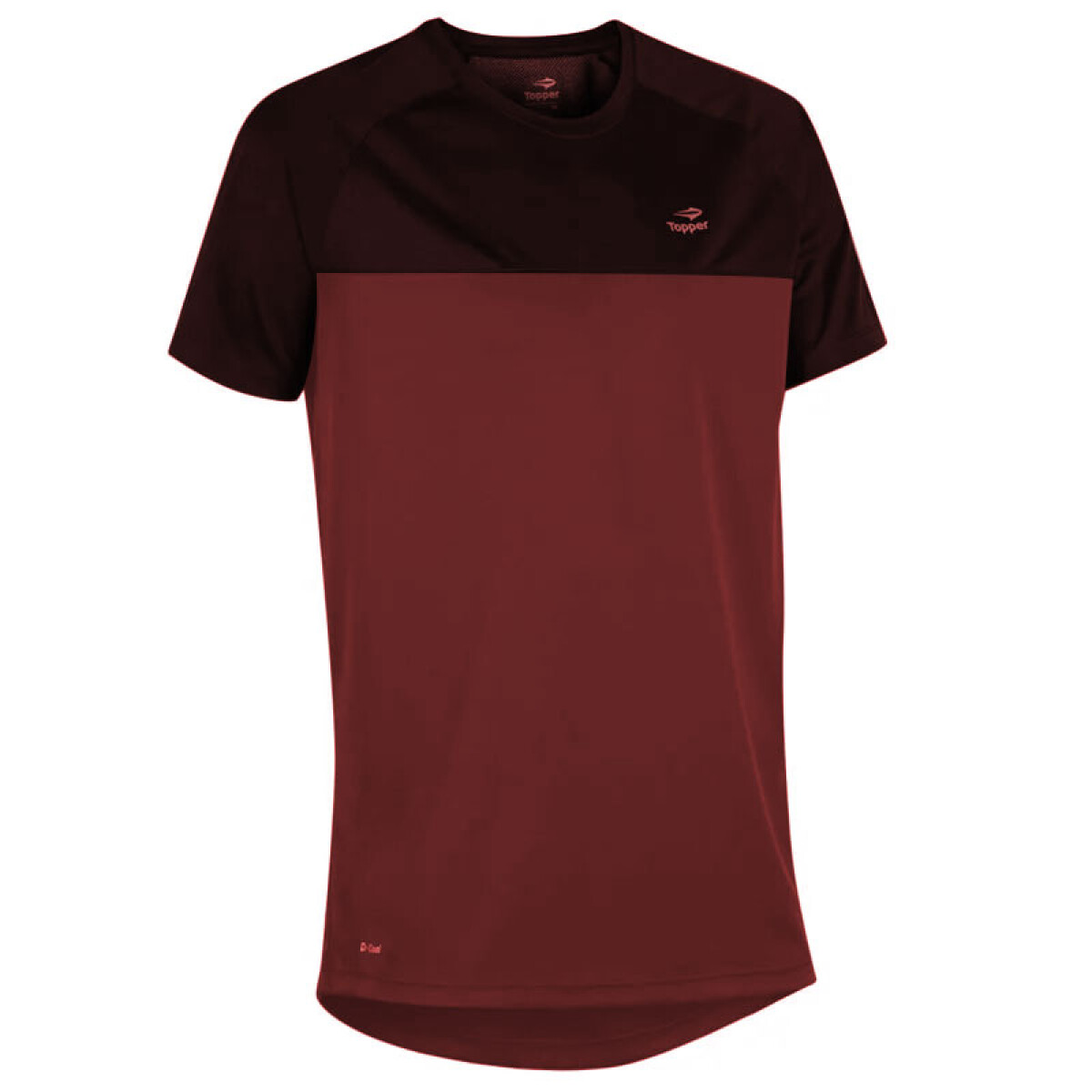 T-SHIRT MC MEN TRNG C-REC II bordo fig - BORDO 