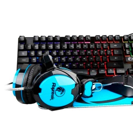 Combo Razeak 4 en 1 Teclado + Mouse + Auriculares + Pad 001