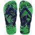 Sandalias Infantiles Havaianas Kids Athletic Verde Hoja