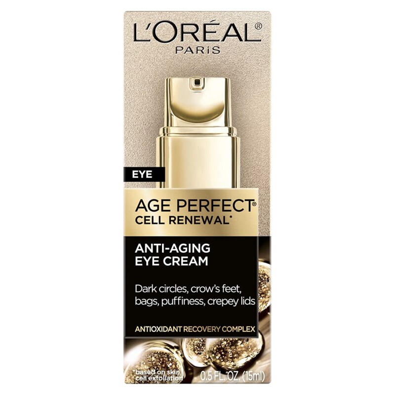 Crema contorno de ojos L'Oreal Age Perfect Cell Renewal antiedad con 24h de hidratación para reducir ojeras y bolsas Crema contorno de ojos L'Oreal Age Perfect Cell Renewal antiedad con 24h de hidratación para reducir ojeras y bolsas