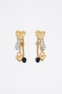PENDIENTES CORAZÓN TEXTURA CAD Oro